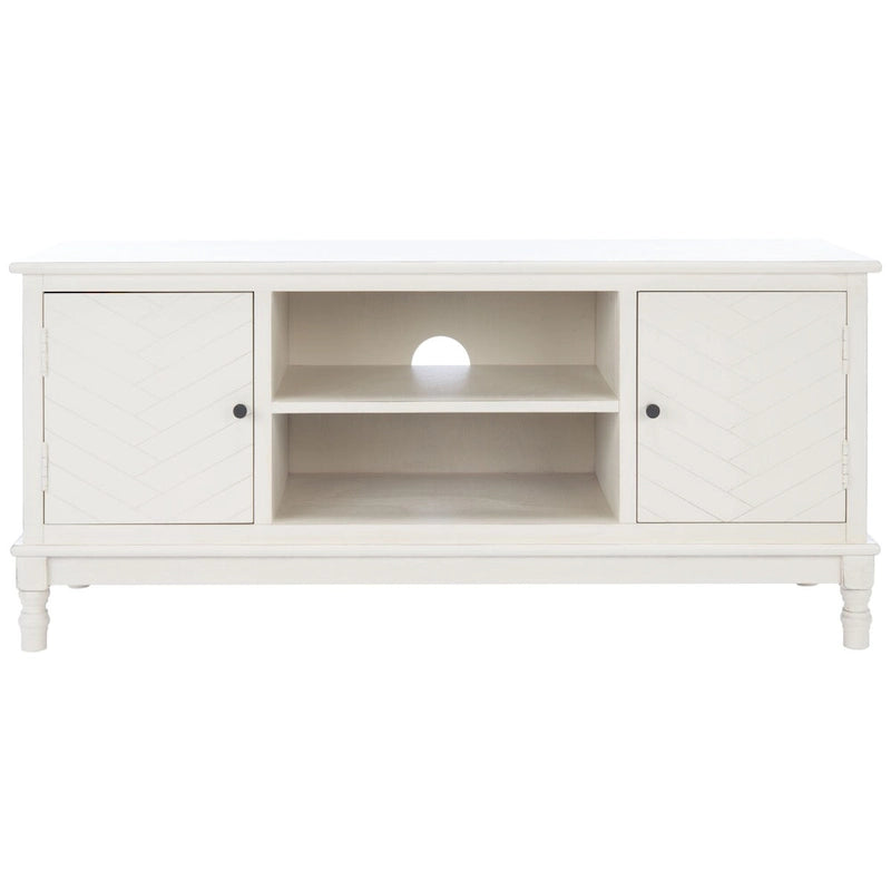 Meuble TV Safavieh Echo 2 portes 2 étagères - 47,3 L x 15,8 P x 20 H - 47Lx16Px20H