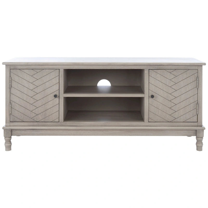 Meuble TV Safavieh Echo 2 portes 2 étagères - 47,3 L x 15,8 P x 20 H - 47Lx16Px20H