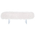 Pouf en peau de mouton Gaetane SAFAVIEH Couture