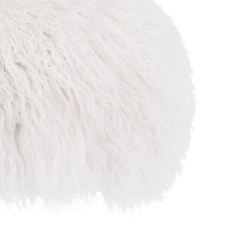 Pouf en peau de mouton Gaetane SAFAVIEH Couture