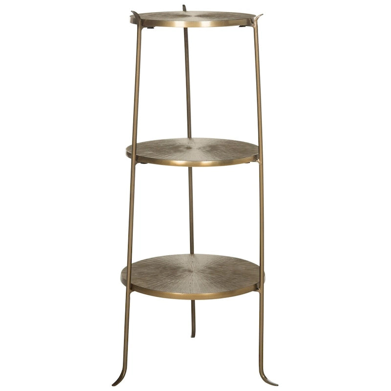SAFAVIEH Jerrie, table d'appoint en laiton – 14 x 14 x 31,5 – 14Lax14Px32H