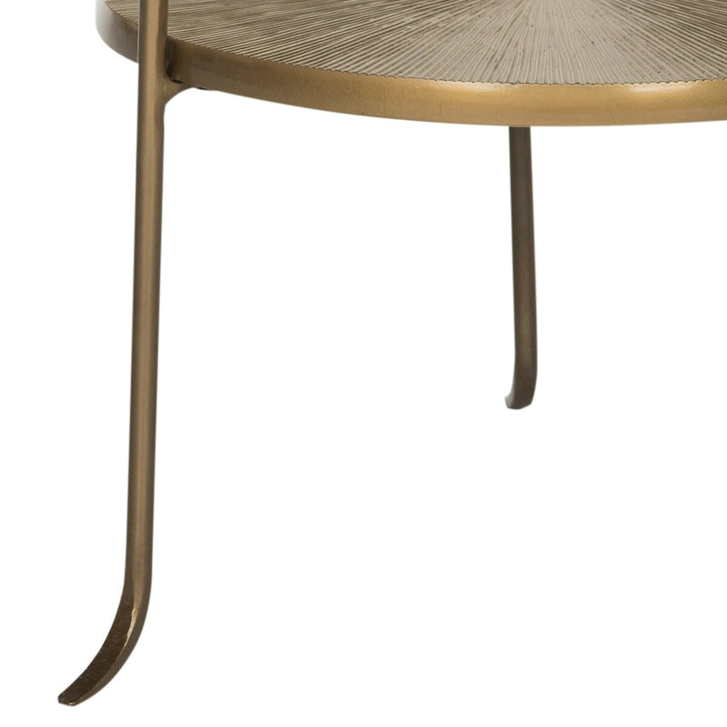 SAFAVIEH Jerrie, table d'appoint en laiton – 14 x 14 x 31,5 – 14Lax14Px32H