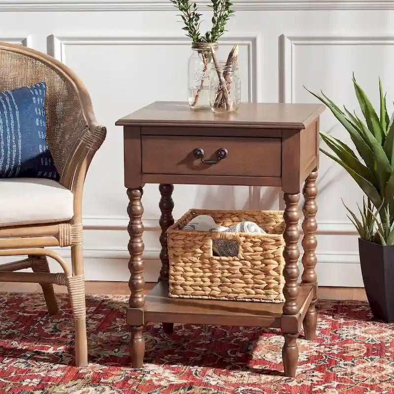 Table d'appoint Christena de SAFAVIEH - 19 L x 15,8 P x 26 H - 19Lx16Px26H