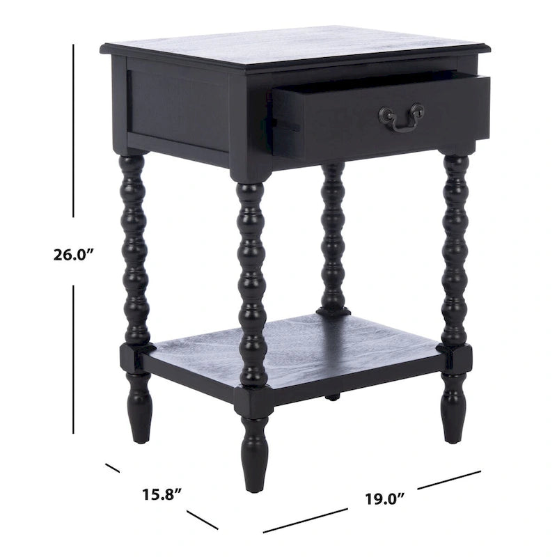 Table d'appoint Christena de SAFAVIEH - 19 L x 15,8 P x 26 H - 19Lx16Px26H