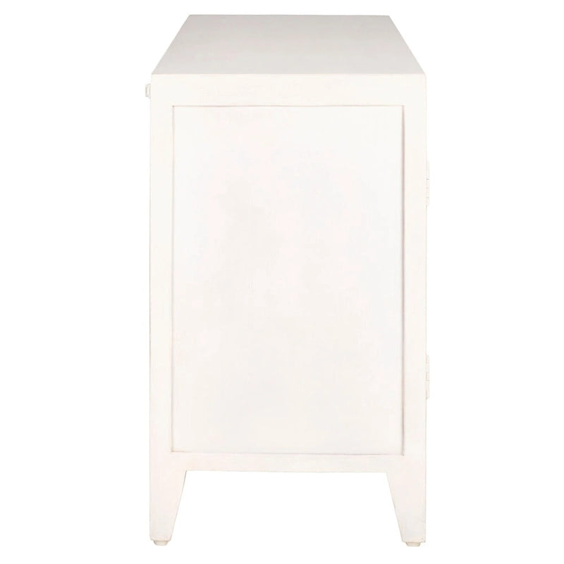Meuble TV SAFAVIEH Ciji 2 étagères 2 portes (pour écran plat jusqu'à 60 pouces) – 139,7 cm L x 38,1 cm P x 66,04 cm H – 55"l x 15"p x 26"H