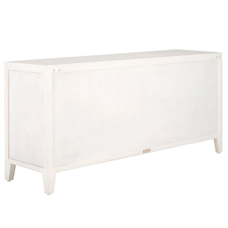 Meuble TV SAFAVIEH Ciji 2 étagères 2 portes (pour écran plat jusqu'à 60 pouces) – 139,7 cm L x 38,1 cm P x 66,04 cm H – 55"l x 15"p x 26"H