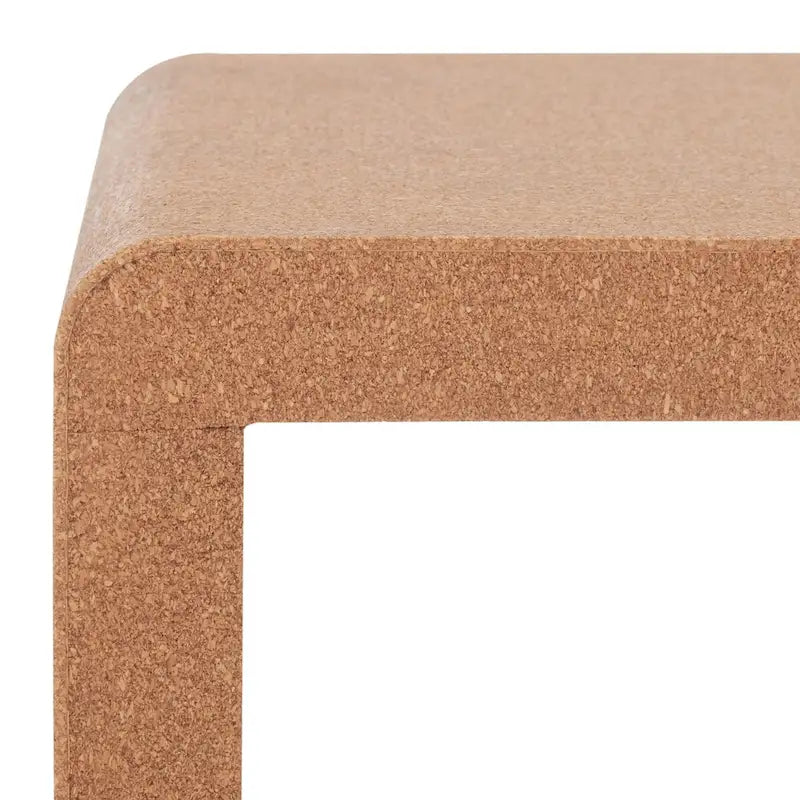 SAFAVIEH Couture Liivia – Table d'appoint en liège – 18 po l. x 14 po P x 18 po H – 18 po l. x 14 po P x 18 po H