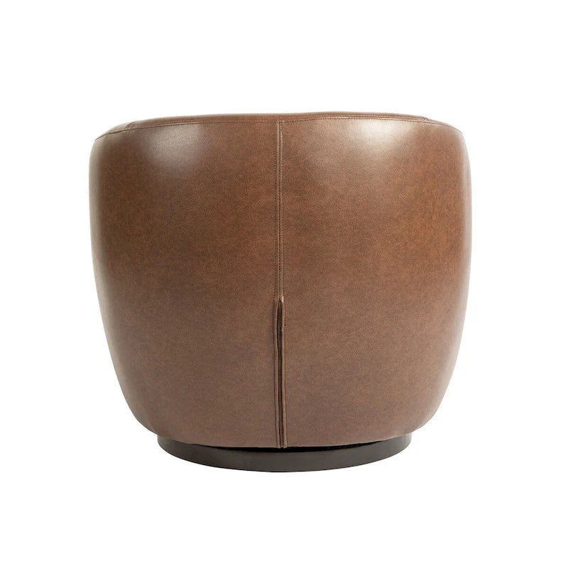 Fauteuil pivotant rembourré avec rangement, chaise d'appoint moderne pour salon, chambre, bureau, espaces de lecture - PU