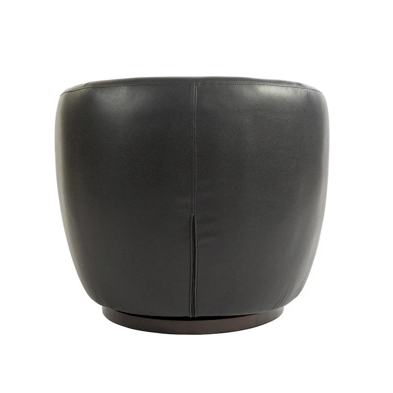 Fauteuil pivotant rembourré avec rangement, chaise d'appoint moderne pour salon, chambre, bureau, espaces de lecture - PU