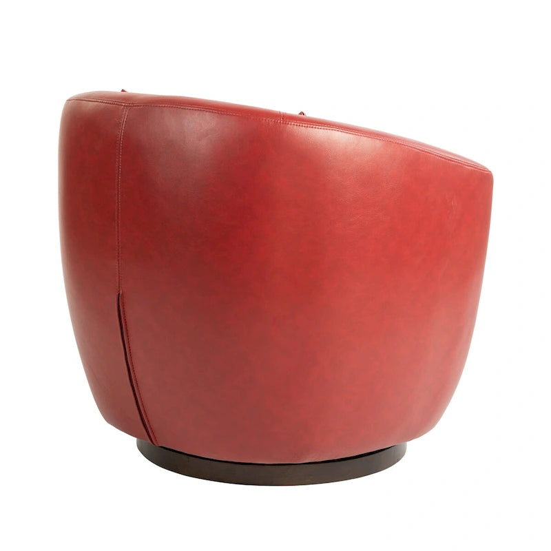 Fauteuil pivotant rembourré avec rangement, chaise d'appoint moderne pour salon, chambre, bureau, espaces de lecture - PU