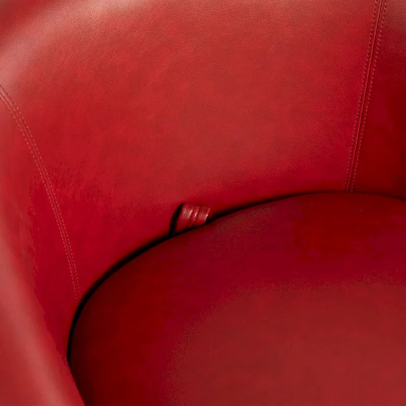 Fauteuil pivotant rembourré avec rangement, chaise d'appoint moderne pour salon, chambre, bureau, espaces de lecture - PU