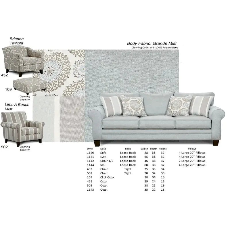 Fauteuil d'appoint Lifes a Beach Mist