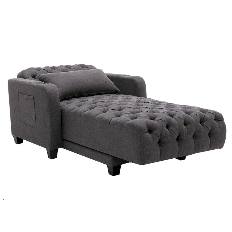 Clihome méridienne inclinable capitonnée