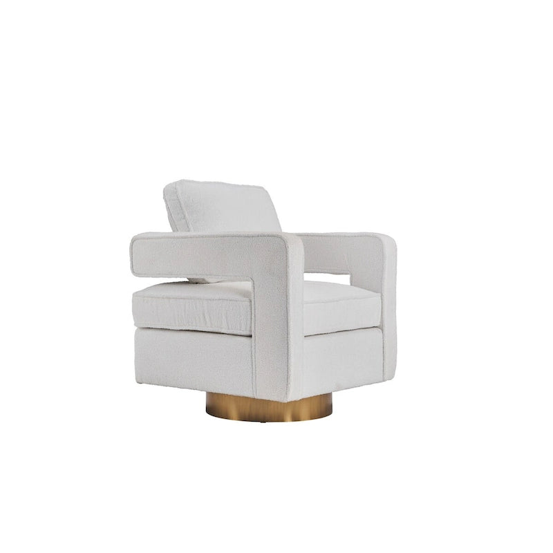 Fauteuil club pivotant à 360 degrés, moderne et individuel