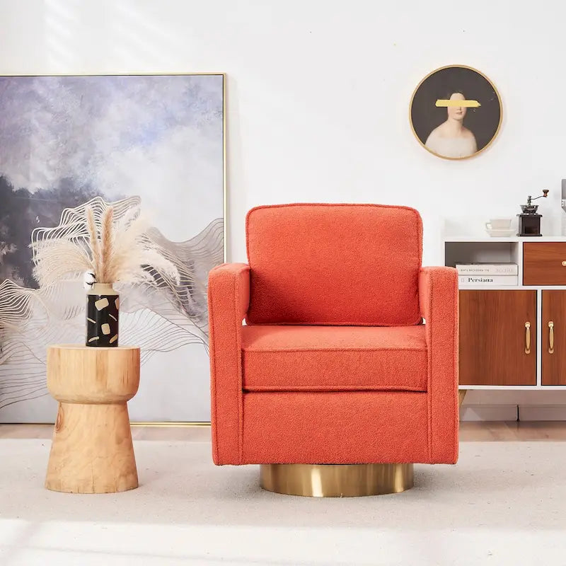 Fauteuil club pivotant à 360 degrés, moderne et individuel