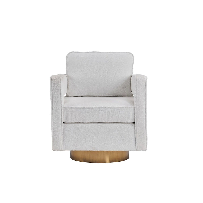 Fauteuil club pivotant à 360 degrés, moderne et individuel