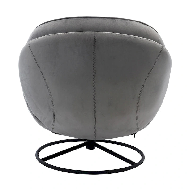 Fauteuil d'appoint avec pouf