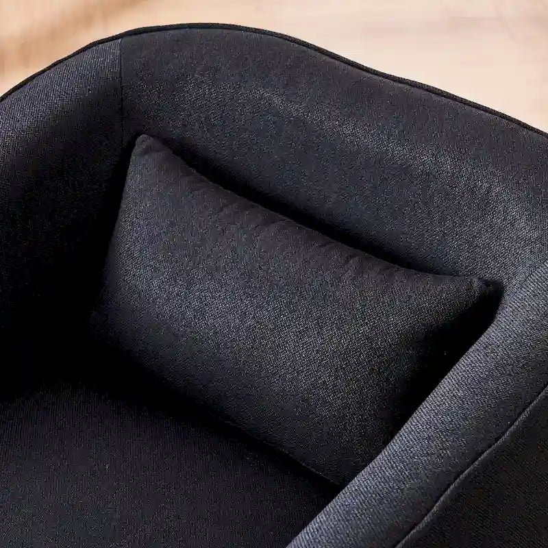 Fauteuil pivotant avec repose-pieds