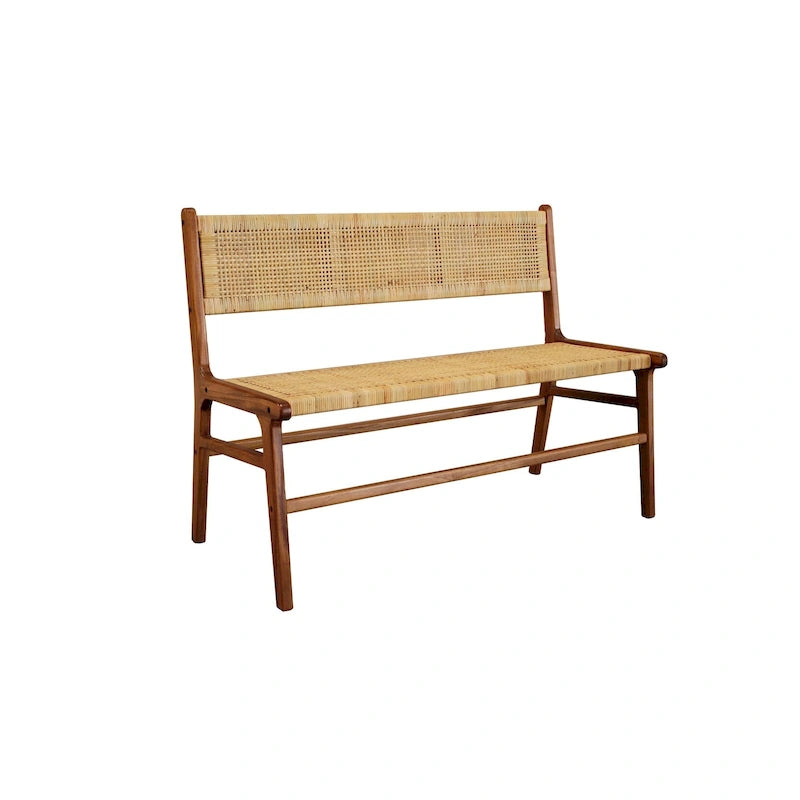 Banc en rotin Leana Carolina Living