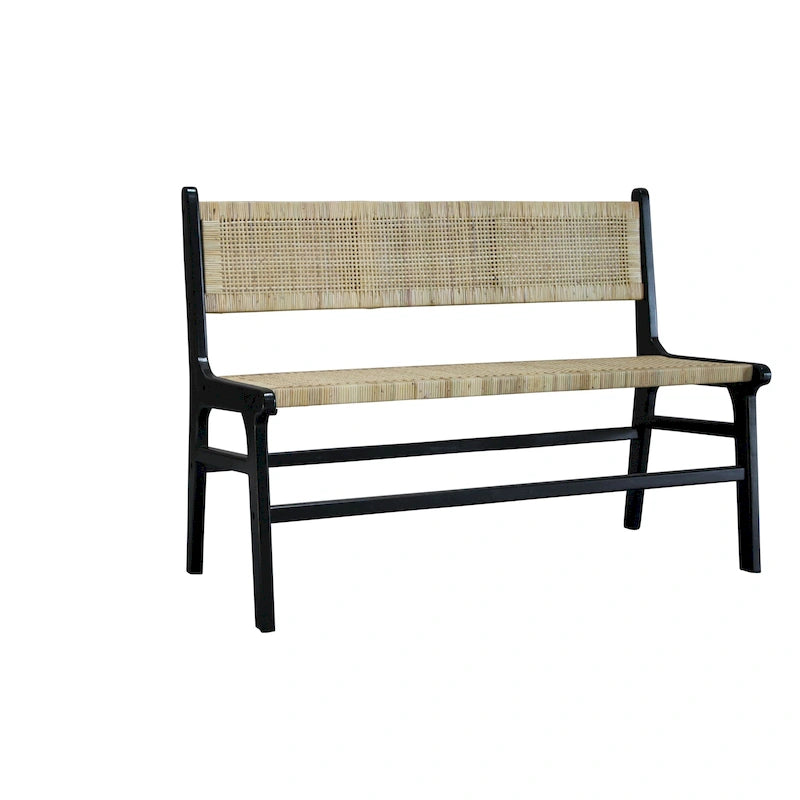 Banc en rotin Leana Carolina Living