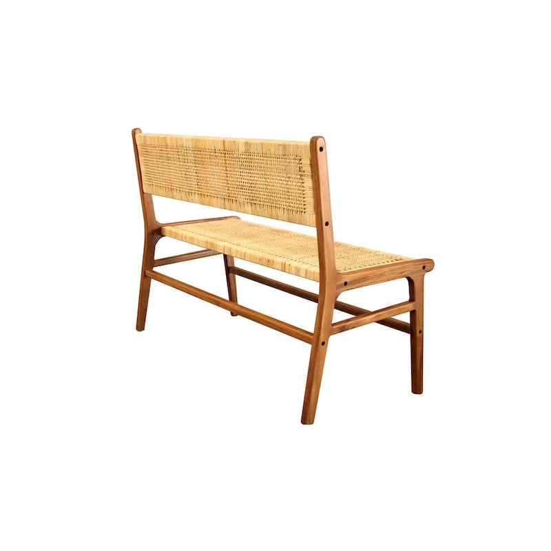 Banc en rotin Leana Carolina Living