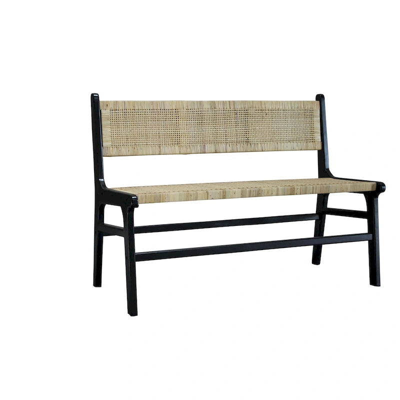 Banc en rotin Leana Carolina Living