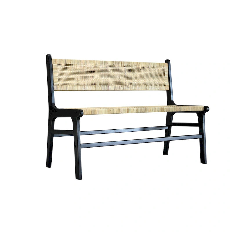 Banc en rotin Leana Carolina Living