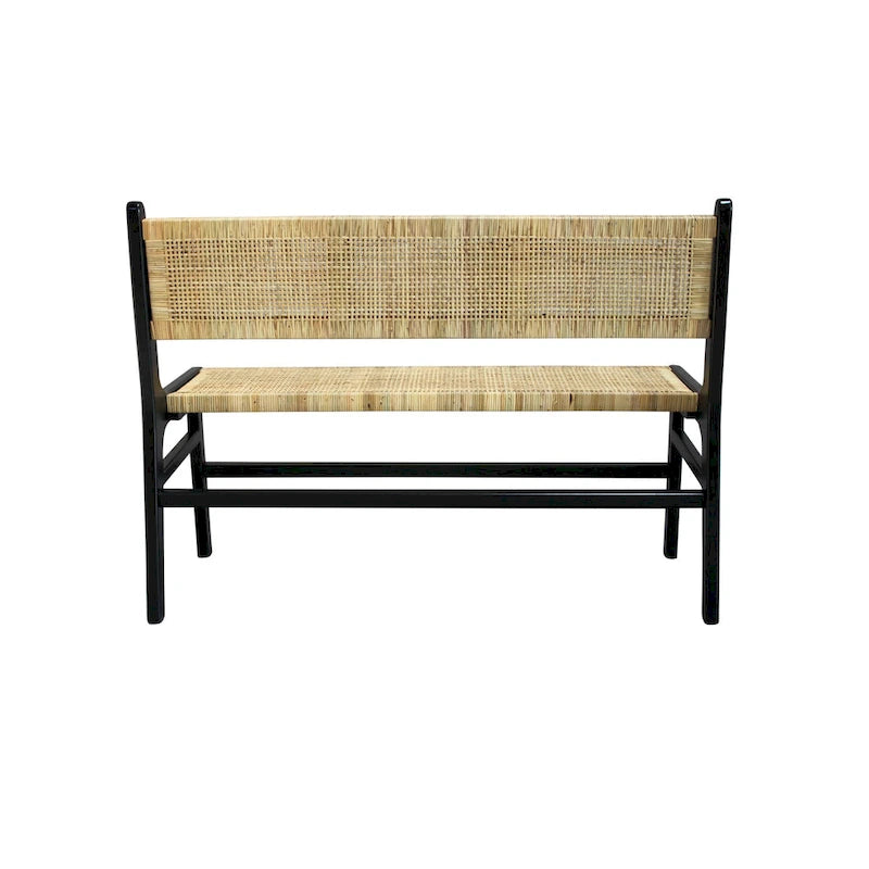 Banc en rotin Leana Carolina Living