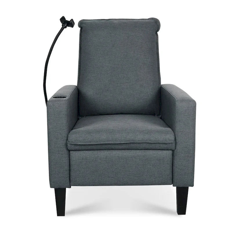 Fauteuils inclinables pour adultes, canapé inclinable réglable avec support de téléphone portable et porte-gobelet