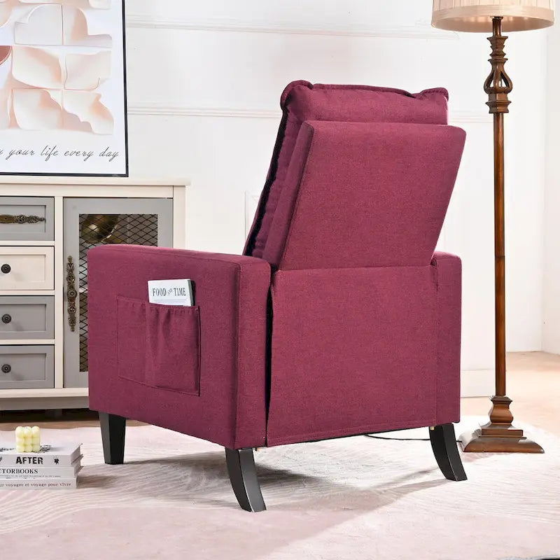 Fauteuils inclinables pour adultes, canapé inclinable réglable avec support de téléphone portable et porte-gobelet