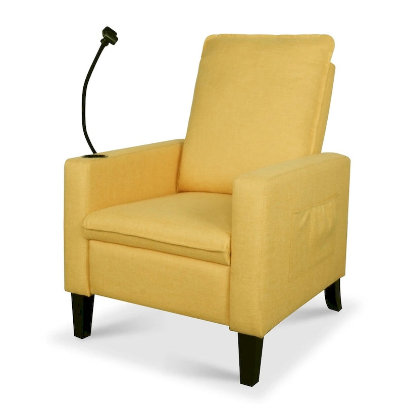 Fauteuils inclinables pour adultes, canapé inclinable réglable avec support de téléphone portable et porte-gobelet