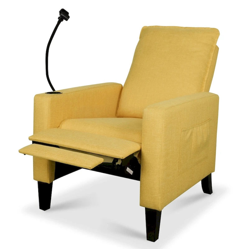 Fauteuils inclinables pour adultes, canapé inclinable réglable avec support de téléphone portable et porte-gobelet