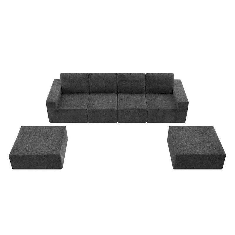 Canapé d'angle modulable en U