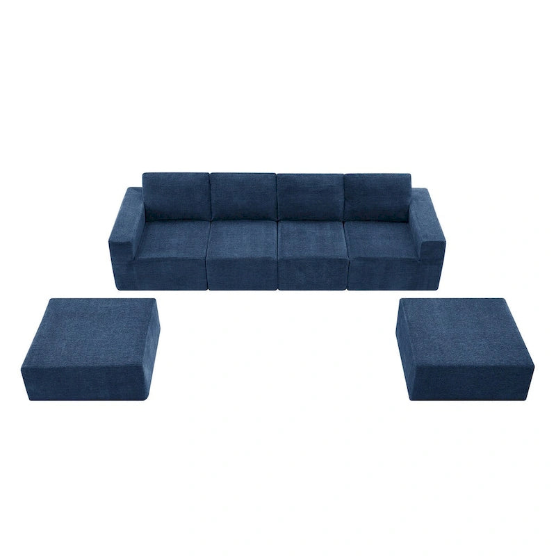 Canapé d'angle modulable en U