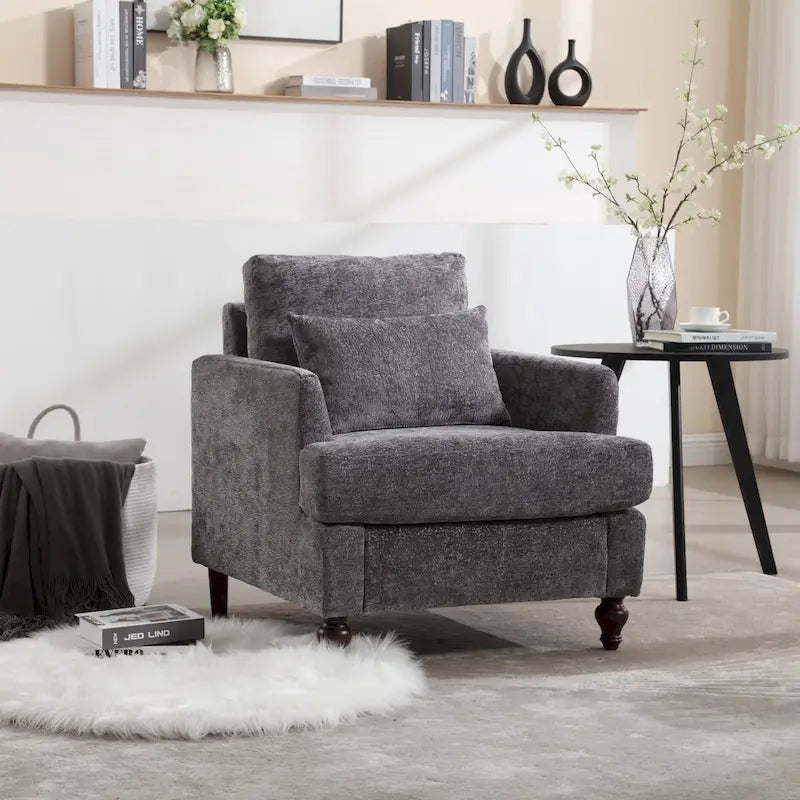 Fauteuil en bois, Chaise longue de salon moderne
