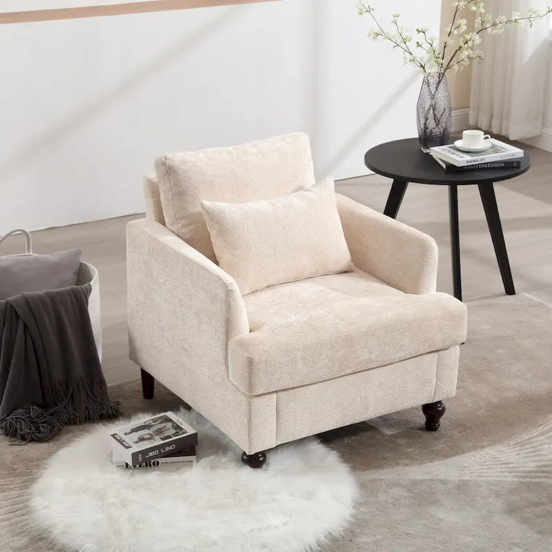 Fauteuil en bois, Chaise longue de salon moderne