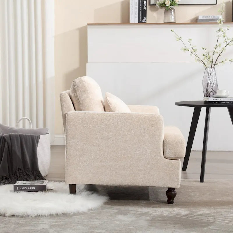 Fauteuil en bois, Chaise longue de salon moderne
