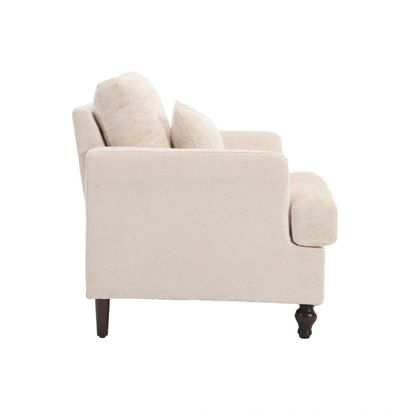 Fauteuil en bois, Chaise longue de salon moderne