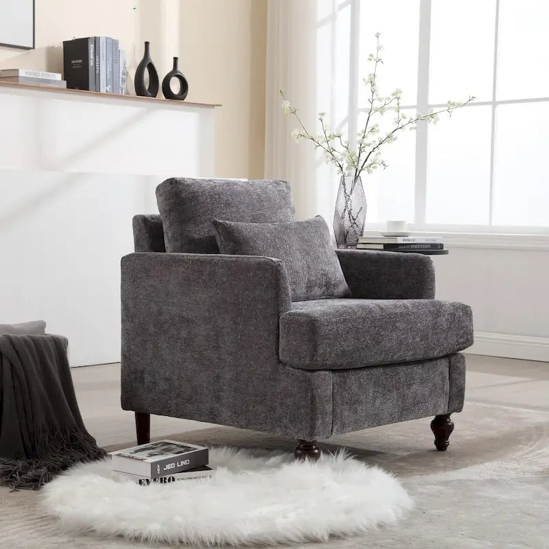 Fauteuil en bois, Chaise longue de salon moderne