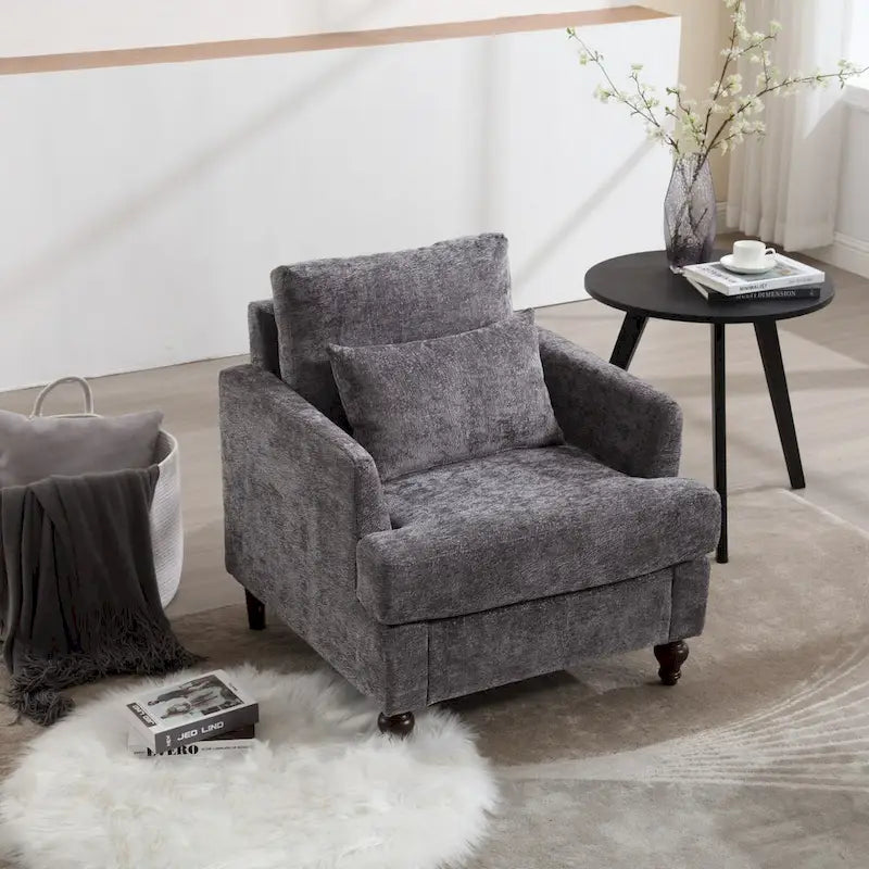 Fauteuil en bois, Chaise longue de salon moderne