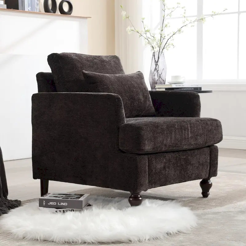 Fauteuil en bois, Chaise longue de salon moderne