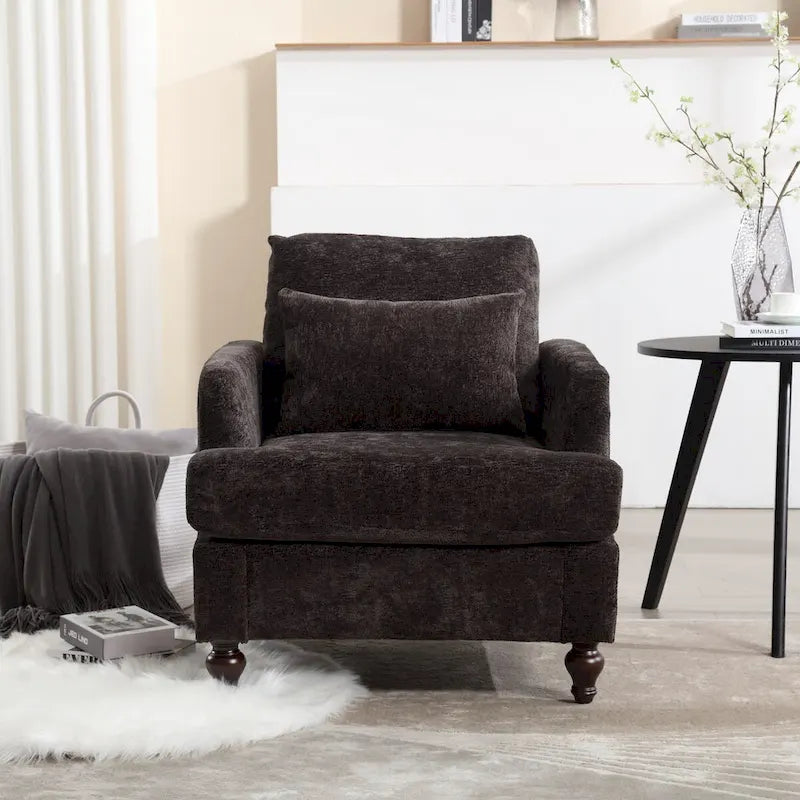 Fauteuil en bois, Chaise longue de salon moderne