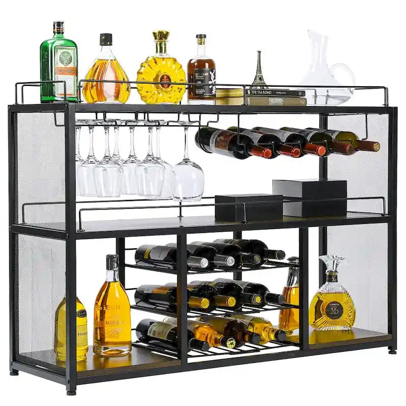 Meuble Bar à Vin et Café Indépendant, avec Porte-Verres