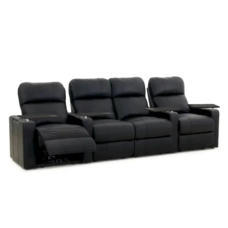 Ensemble de sièges de cinéma maison en cuir Octane Turbo XL700 (rangée de 4)