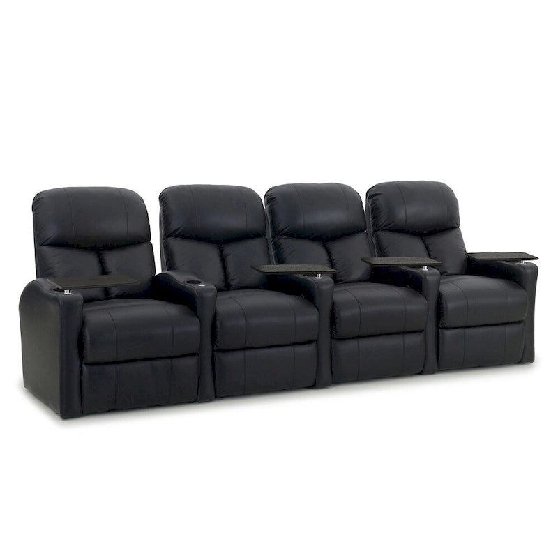 Ensemble de 4 fauteuils de cinéma maison inclinables en cuir Octane Bolt XS400 (rangée de 4)