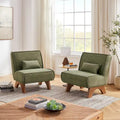 Lot de 2 fauteuils d'appoint en polyester Art Leon
