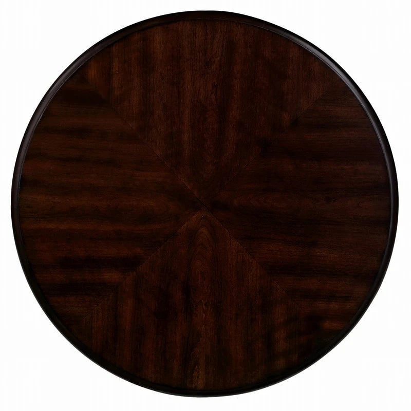 Table d'appoint ronde de 22 pouces avec étagère