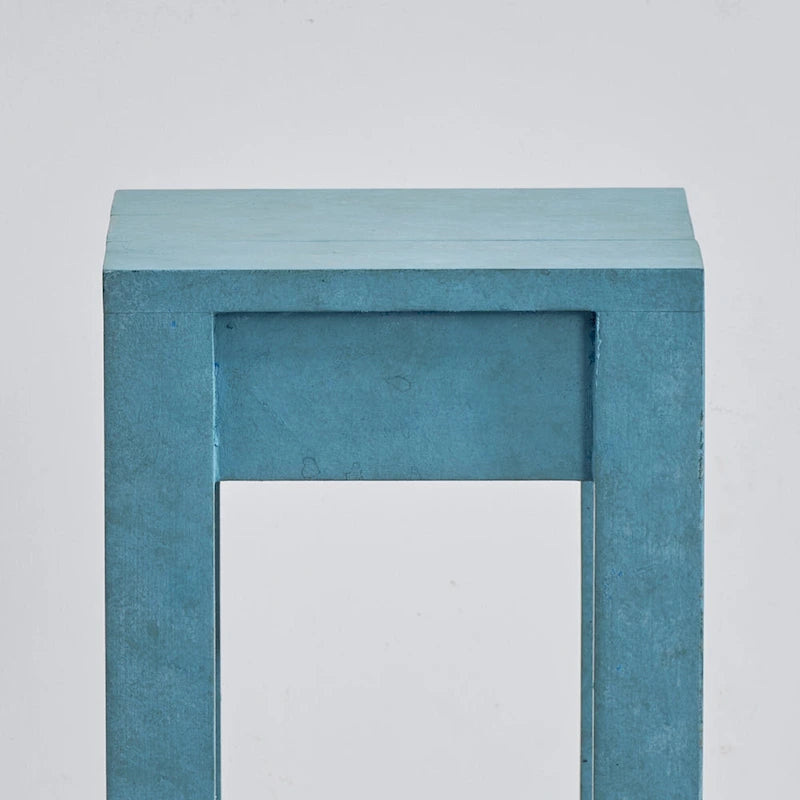 Table d'appoint haute 26 Table de chevet carrée pour chambre à coucher, salon, canapé, P11 * L10.6 * H26