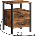Table d'appoint avec station de recharge - 15,7P x 15,7L x 24H