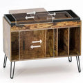 Meuble de rangement pour disques vinyles - 15,75P x 34,65L x 26,97H